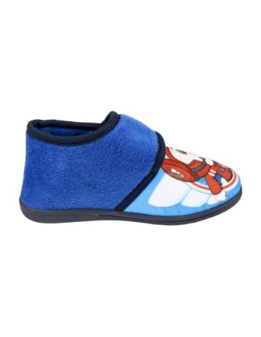 Zapatillas de casa media bota top wing, Color Azul 2300004131 kiwiku.com