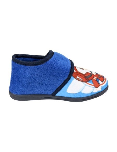 Zapatillas de casa media bota top wing, Color Azul 2300004131 kiwiku.com