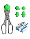 La croquetera pack - 4 moldes para masas + 40 bandejas conservaciÓn - verde