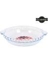 Molde tarta vidrio con asas 22 cm