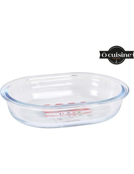 Molde tarta vidrio oval 19cm 33260 kiwiku.com