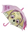 Paraguas manual paw patrol, Color Rosa, Talla 40 CM