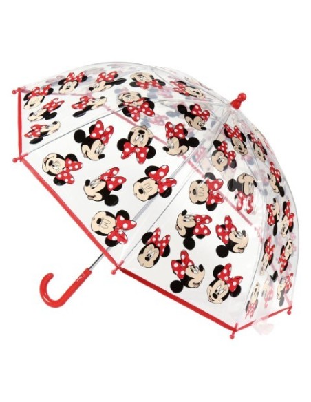 Paraguas manual poe minnie, Color Rojo 2400000512 kiwiku.com