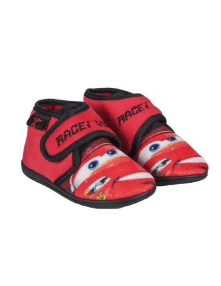 Zapatillas de casa media bota cars 3, Color Rojo 2300002691 kiwiku.com