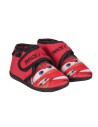 Zapatillas de casa media bota cars 3, Color Rojo
