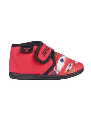 Zapatillas de casa media bota cars 3, Color Rojo 2300002691 kiwiku.com