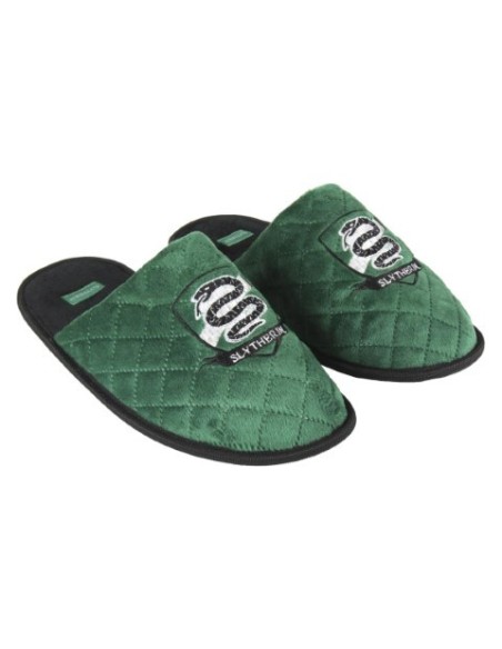 Zapatillas de casa abierta premium harry potter slytherin, Color Verde 2300004161 kiwiku.com