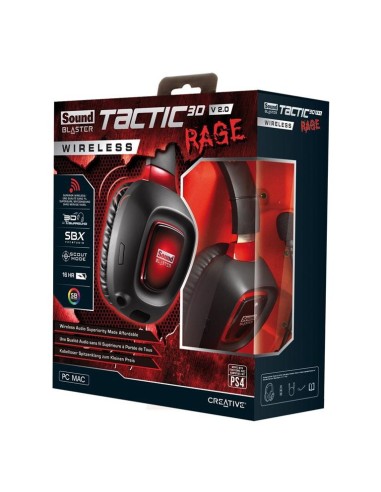 Creative Sound Blaster Tactic3D Rage v2.0 - Auriculares de diadema cerrados 70GH022000003 kiwiku.com