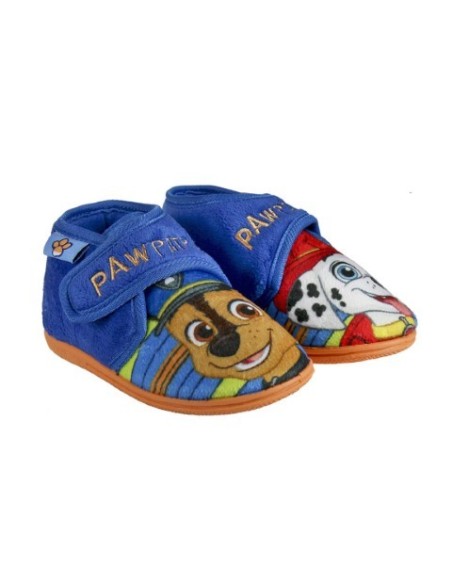 Zapatillas de casa media bota paw patrol, Color Azul 2300002685 kiwiku.com