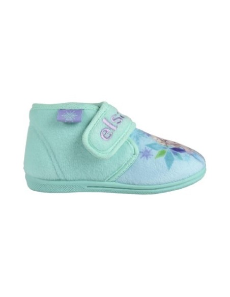 Zapatillas de casa media bota frozen, Color Azul Claro 2300002689 kiwiku.com