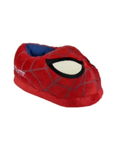 Zapatillas de casa 3d spiderman, Color Rojo 2300002733 kiwiku.com