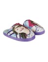 Zapatillas de casa abierta soy luna, Color Lila