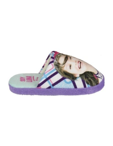 Zapatillas de casa abierta soy luna, Color Lila 2300002816 kiwiku.com