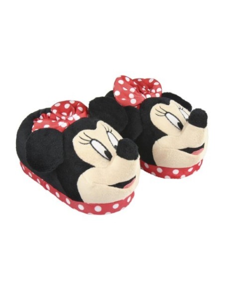 Zapatillas de casa 3d minnie, Color Negro 2300003358 kiwiku.com