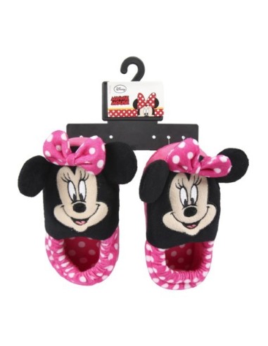 Zapatillas de casa 3d minnie, Color Rosa 2300003376 kiwiku.com