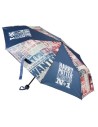 Paraguas manual plegable harry potter, Color Azul Marino, Talla 50 CM
