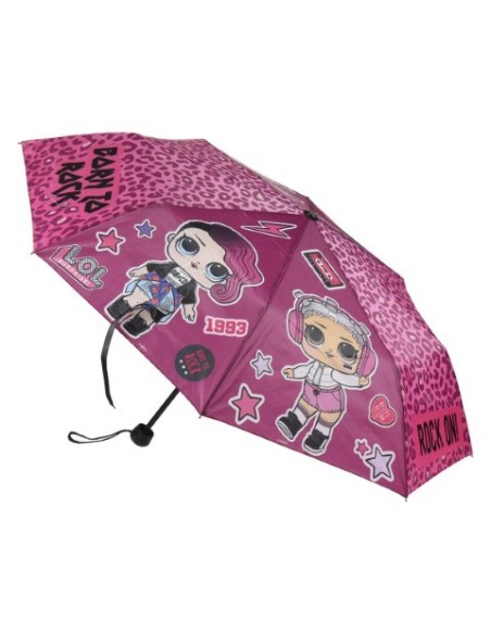 Paraguas manual plegable lol, Color Fucsia, Talla 50 CM 2400000503_T50C-C08 kiwiku.com