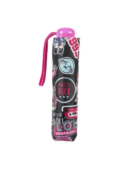 Paraguas manual plegable lol, Color Negra, Talla 50 CM 2400000503_T50C-C02 kiwiku.com