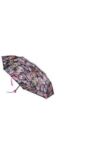 Paraguas manual plegable lol, Color Negra, Talla 50 CM 2400000503_T50C-C02 kiwiku.com