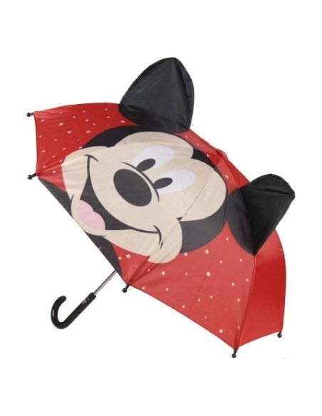 Paraguas manual pop-up mickey, Color Rojo 2400000416 kiwiku.com