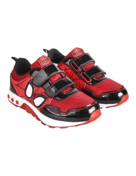 Deportiva luces spiderman, Color Rojo 2300004053 kiwiku.com