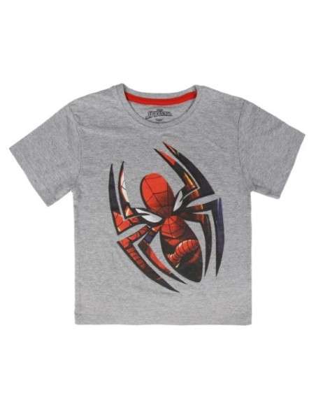 Camiseta manga corta spiderman, Color Gris 2200003480 kiwiku.com