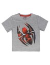 Camiseta manga corta spiderman, Color Gris