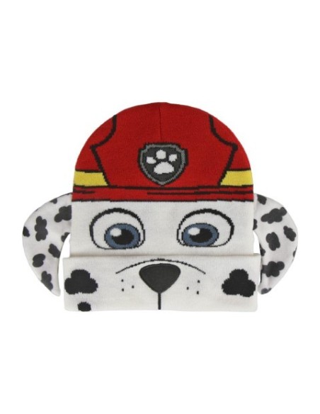 Gorro con aplicaciones paw patrol marshall, Color Rojo, Talla Única 2200002473 kiwiku.com