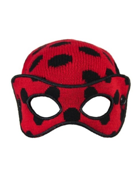 Gorro máscara lady bug, Color Rojo, Talla Única 2200002486 kiwiku.com