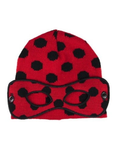 Gorro máscara lady bug, Color Rojo, Talla Única 2200002486 kiwiku.com