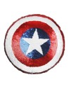 Cojin lentejuelas avengers capitan america, Color Rojo, Talla 30X30 CM