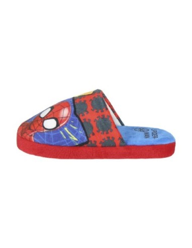 Zapatillas de casa abierta spiderman, Color Rojo 2300003291 kiwiku.com