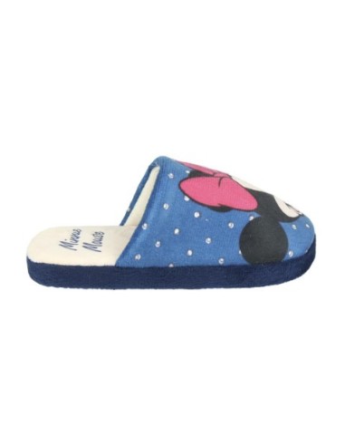 Zapatillas de casa abierta minnie, Color Azul 2300003294 kiwiku.com