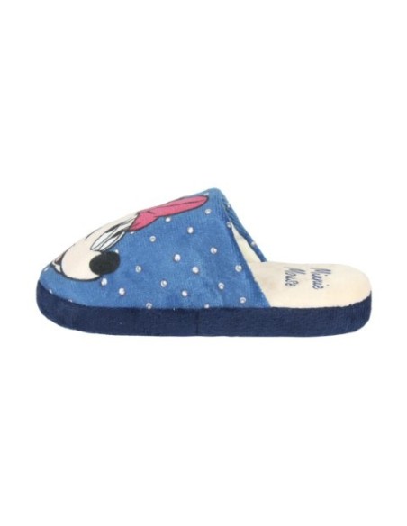 Zapatillas de casa abierta minnie, Color Azul 2300003294 kiwiku.com