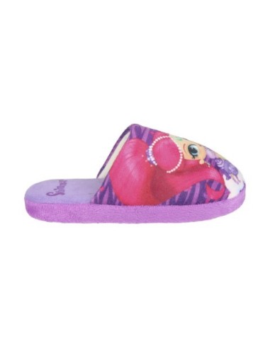 Zapatillas de casa abierta shimmer and shine, Color Lila  2300003295 kiwiku.com