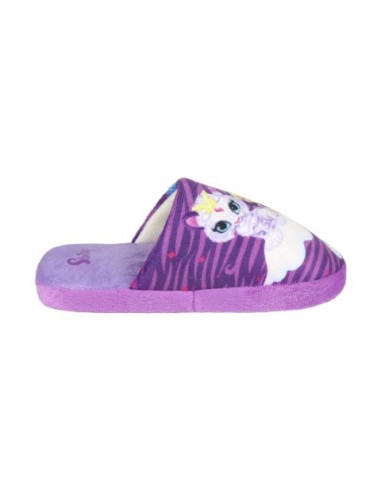 Zapatillas de casa abierta shimmer and shine, Color Lila  2300003295 kiwiku.com
