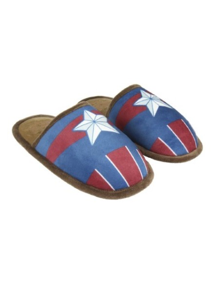 Zapatillas de casa abierta premium avengers, Color Marrón  2300003306 kiwiku.com