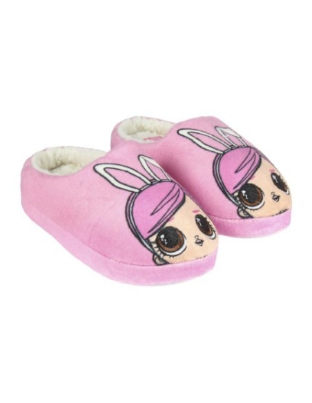 Zapatillas de casa abierta premium lol, Color Rosa 2300004152 kiwiku.com
