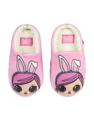 Zapatillas de casa abierta premium lol, Color Rosa 2300004152 kiwiku.com