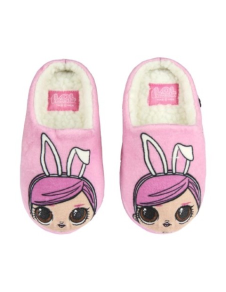 Zapatillas de casa abierta premium lol, Color Rosa 2300004152 kiwiku.com