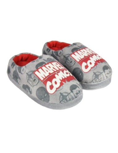 Zapatillas de casa abierta premium marvel, Color Gris 2300004147 kiwiku.com
