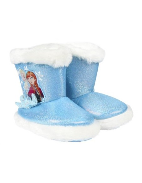 Zapatillas de casa bota frozen, Color Azul Marino 2300003380 kiwiku.com