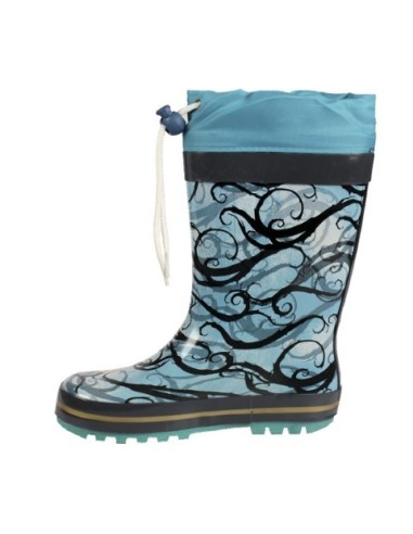 Botas lluvia goma descendants, Color Azul  2300001998_T029-C00 kiwiku.com