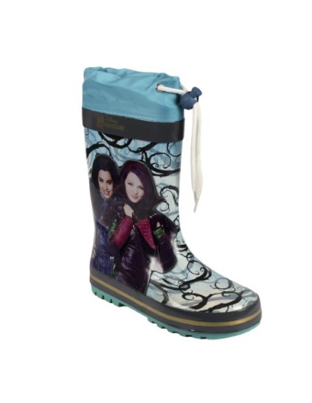 Botas lluvia goma descendants, Color Azul  2300001998_T029-C00 kiwiku.com