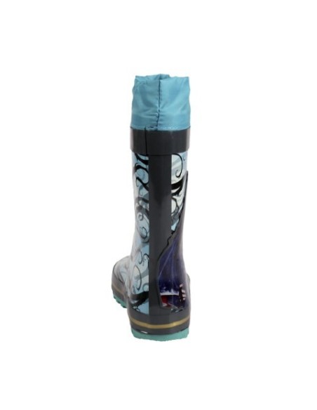 Botas lluvia goma descendants, Color Azul  2300001998_T029-C00 kiwiku.com