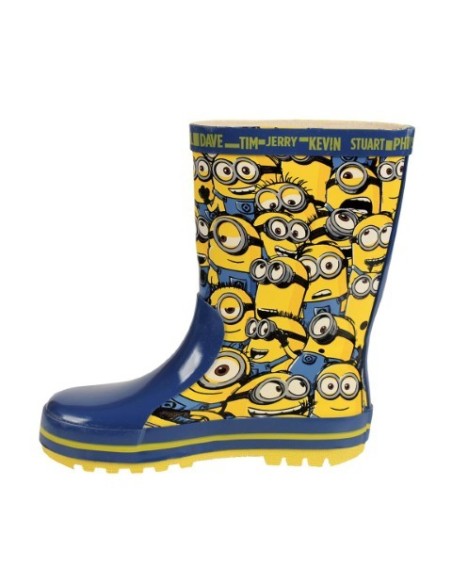 Botas lluvia goma minions, Color Azul 2300002101 kiwiku.com