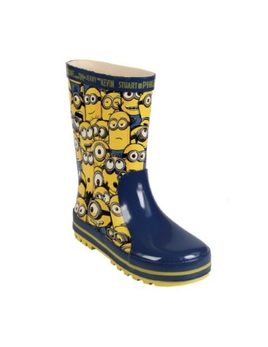 Botas lluvia goma minions, Color Azul 2300002101 kiwiku.com