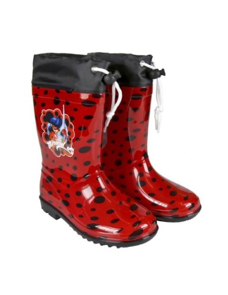Botas lluvia pvc lady bug, Color Rojo 2300002759 kiwiku.com