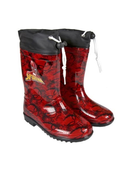 Botas lluvia pvc spiderman, Color Rojo 2300002760 kiwiku.com