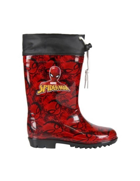 Botas lluvia pvc spiderman, Color Rojo 2300002760 kiwiku.com